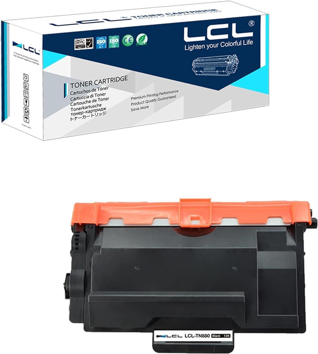 LCL Compatible for Brother TN-880 TN880 TN-850 TN850 12000 Pages (1-Pack Black) Toner Cartridge for Brother MFC-L6700DW MFC-L6750DW MFC-L6800DW MFC-L6900DW HL-L6200DW HL-L6200DWT HL-L6250DW HL-L6300D