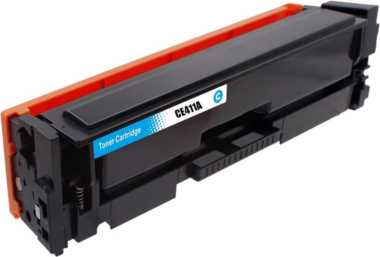 1 Cyan PrinterPro Compatible Replacement Toner Cartridge for HP 312X 312A 305A 305X (CE410X/ CE411A/ CE412A/ CE413A) for Laserjet Pro 400 Color M451dn M451dw M451nw M475dw MFP M476nw M476dw M351A M3