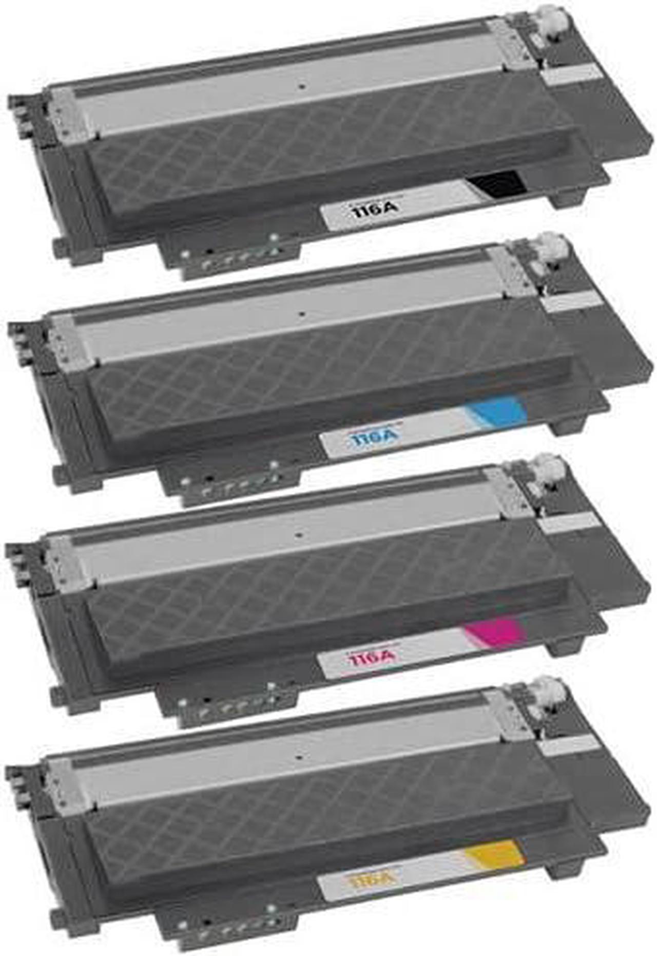 Best Compatible Toner for HP 116A (WITH CHIP) W2060A W2061A W2062A W2063A Toner Cartridge Combo BK/C/M/Y for Color Laser 150a Color Laser 150nw Color Laser MFP 178nw Color Laser MFP 178nwg Color Lase