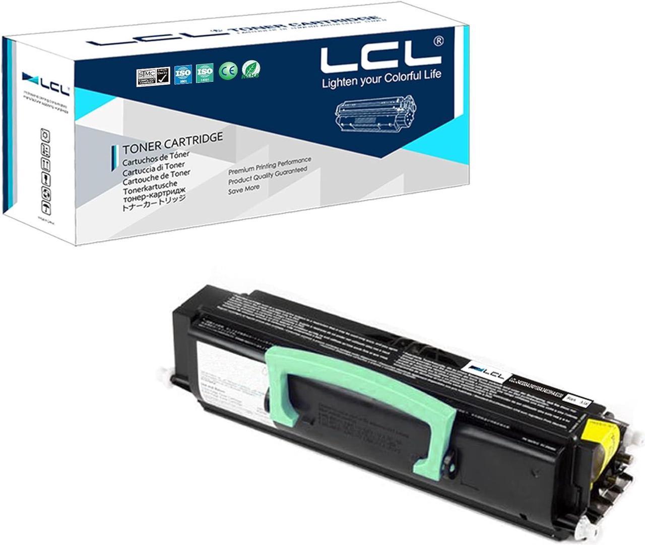 LCL Compatible for Lexmark 24035SA 24015SA 34035HA E230 (1-Pack,Black) Toner Cartridge for Lexmark E230 Black E330 E330N E330TN E332 E332N E332TN E340 E342N E342TN E230 E232 E232T E234 E234N E234TN E