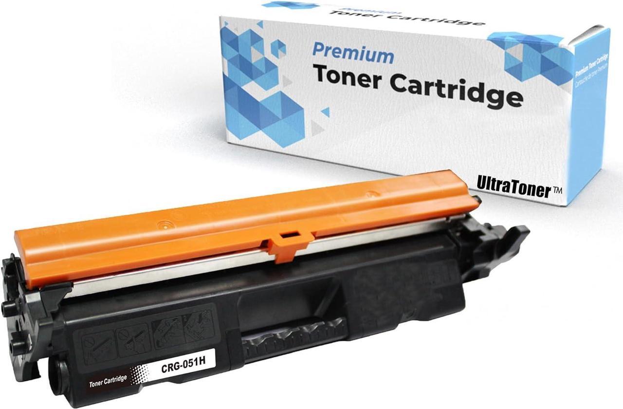 1PK Ultra Toner® HIGH YIELD Compatible Replacement for Canon 051H Black Toner Cartridge High Yield (2169C001) CRG-051 crg-051 CRG051 canon051 canon051h 051H crg-051h - ImageClass LBP162dw ImageClass