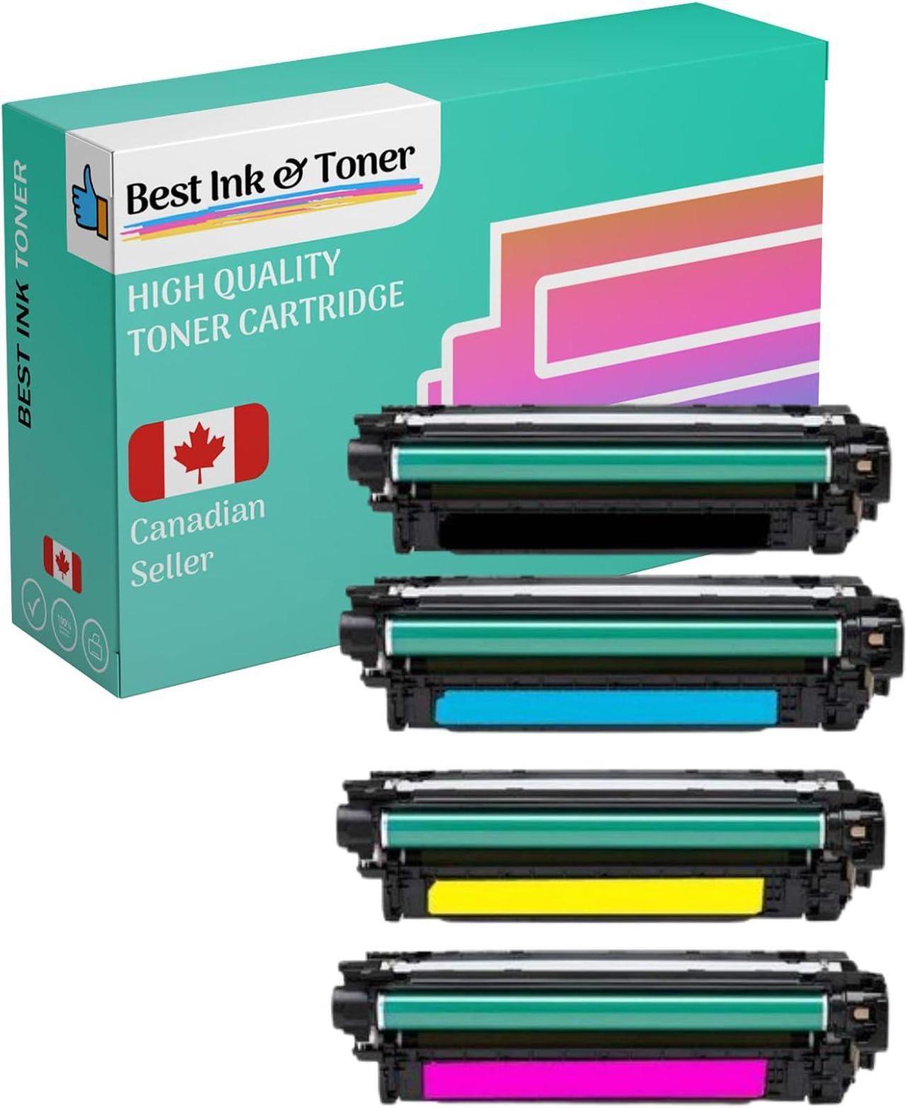 Best Compatible Cartridge for HP 652A 653A CF320A CF321A CF322A CF323A Combo Toner Cartridge - ,For Color LaserJet Enterprise Flow MFP M680z,Color LaserJet Enterprise MFP M680dn,Color LaserJet Enterp