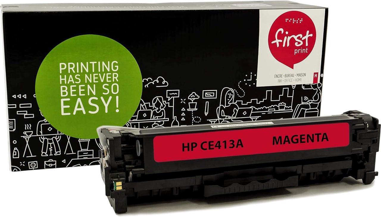 First Print Compatible for HP-305A / CE-413A Magenta Toner Cartridge For LaserJet Pro 300 Color M351A, MFP M375nw / LaserJet Pro 400 Color M451 series, MFP M475, MFP M475dn, M451dn, M451dw, MFP M451n