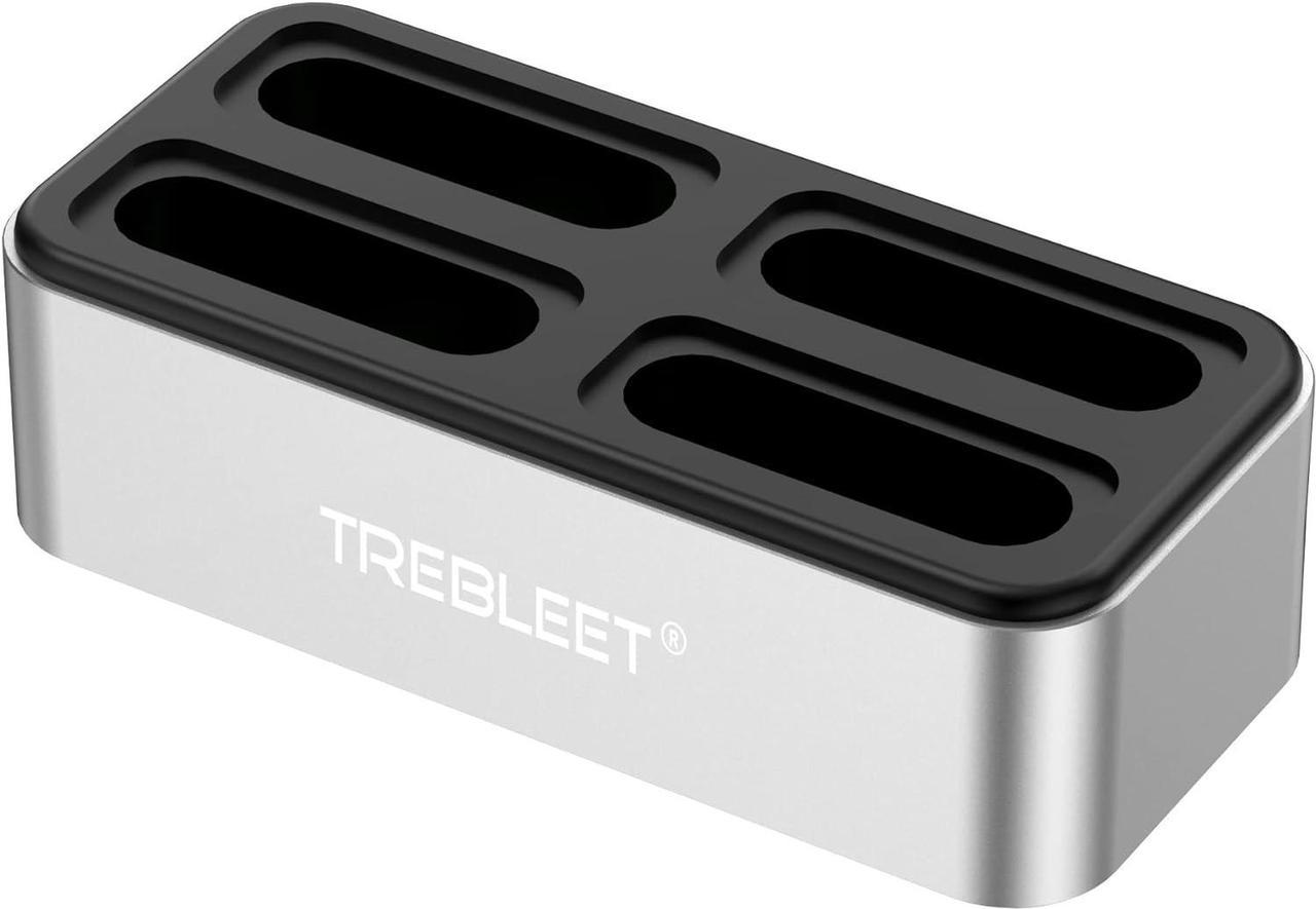 TREBLEET Workflow Station, Professional Card Reader HUB DIY Edition, Modular 4-Bay Reader Docking Station, USB3.2 Gen1 10Gbps