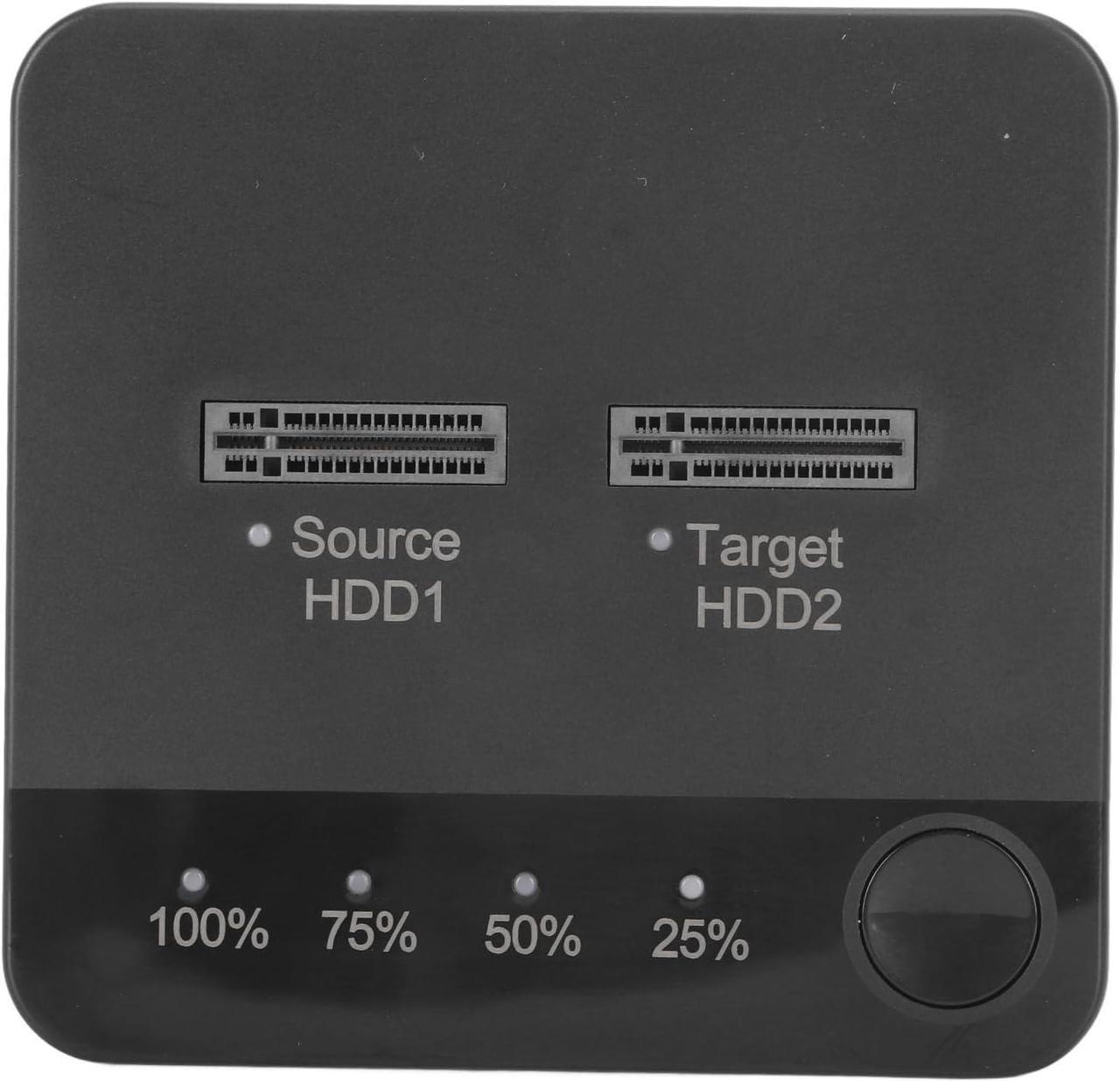 M.2 SSD Duplicator, M.2 SSD Docking Station Dual Bay USB Connection for PC