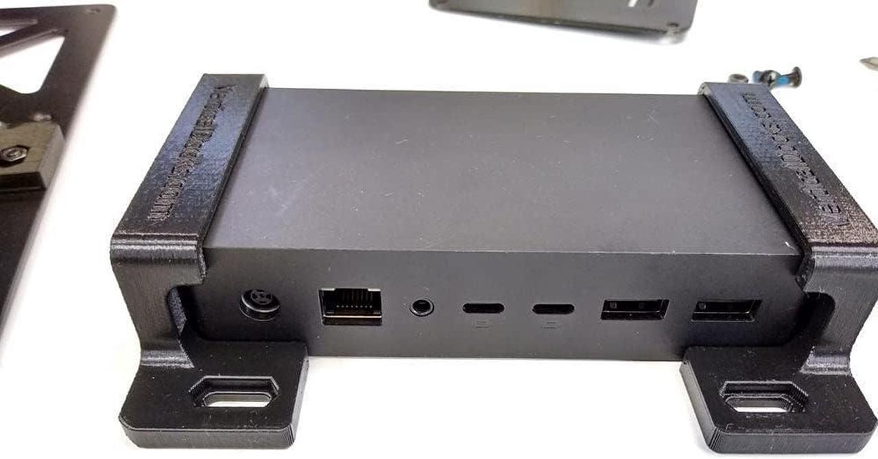 Mounting Bracket for MS Surface Dock 1, Dock 2, or Power Supply [Under-Desk mounting]