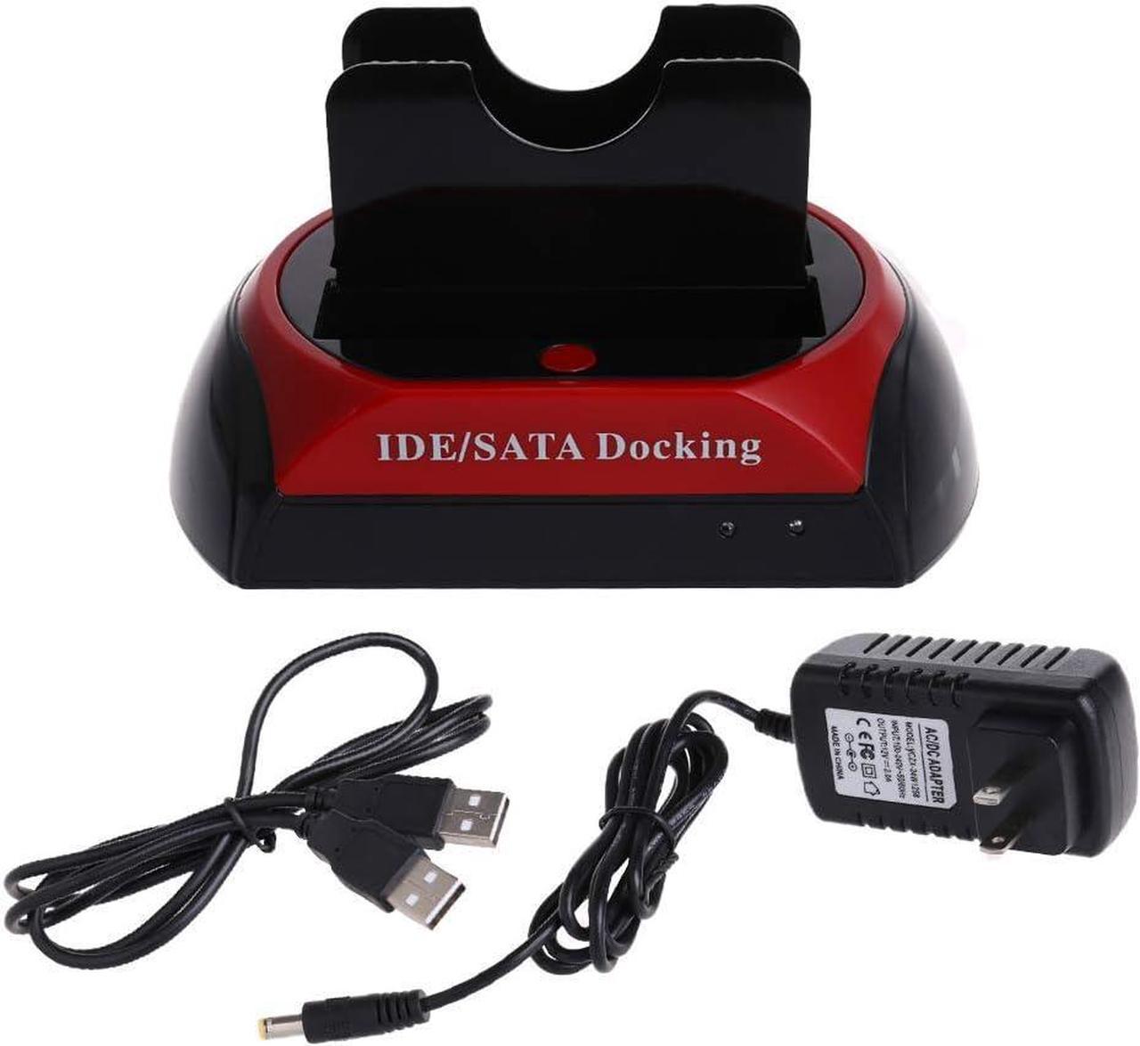 Dual 2.5"/3.5" IDE SATA HDD Hard Drive Disk Bracket Base Dock Docking Station Holder