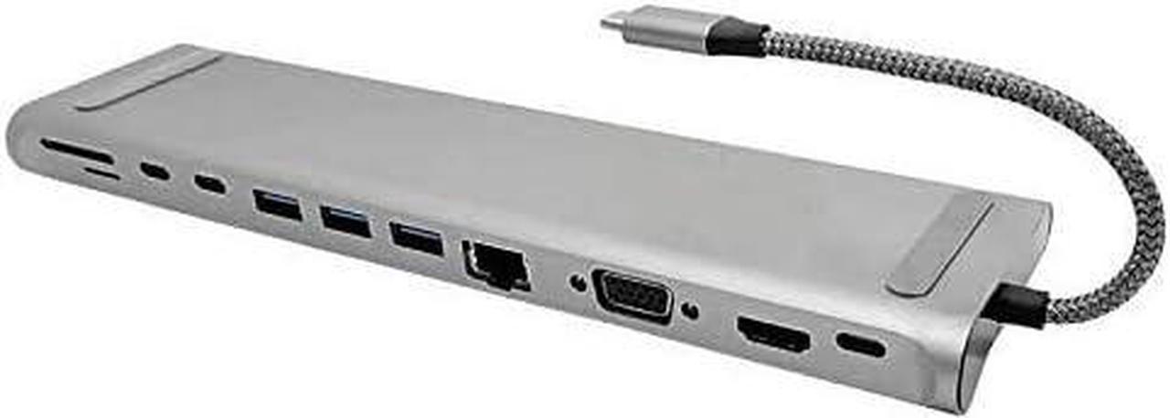 Type-C Docking Station 12 in 1 USB Type C HUB to HDMI USB3.0 Power for MacBook-Pro Air Dock Notebook HUB Multifunction Type C Expansion