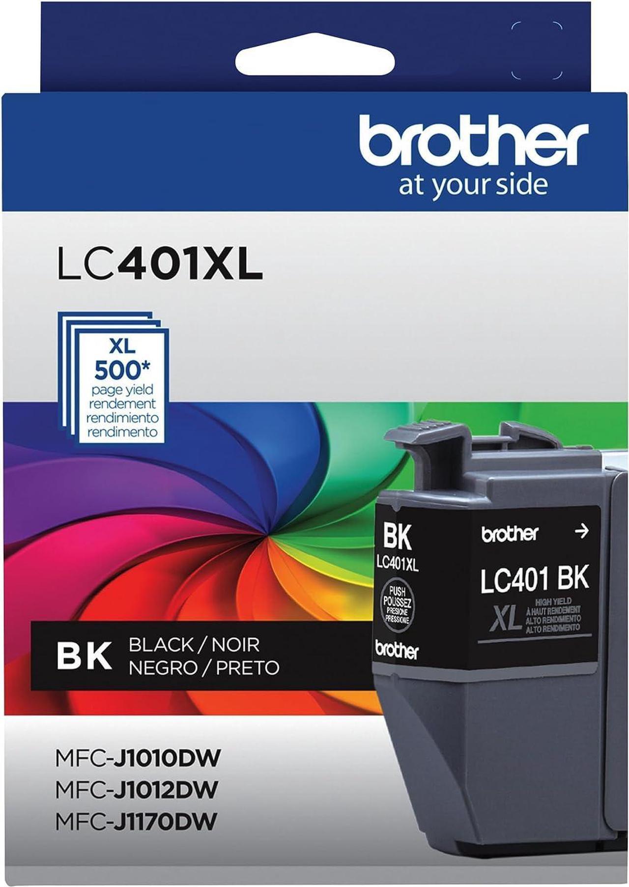 Brother Genuine LC401XLBKS High-Yield Black Ink Cartridge