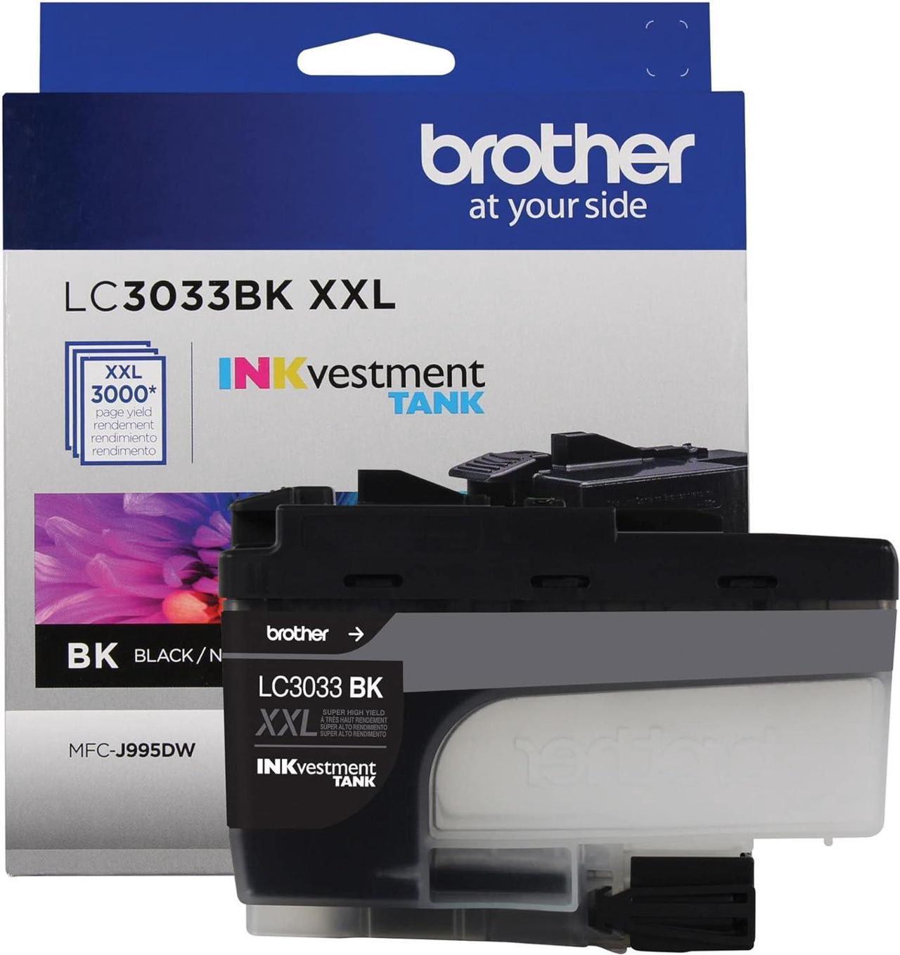 Brother Genuine LC3033BKS Super High-Yield Black Ink Cartridge