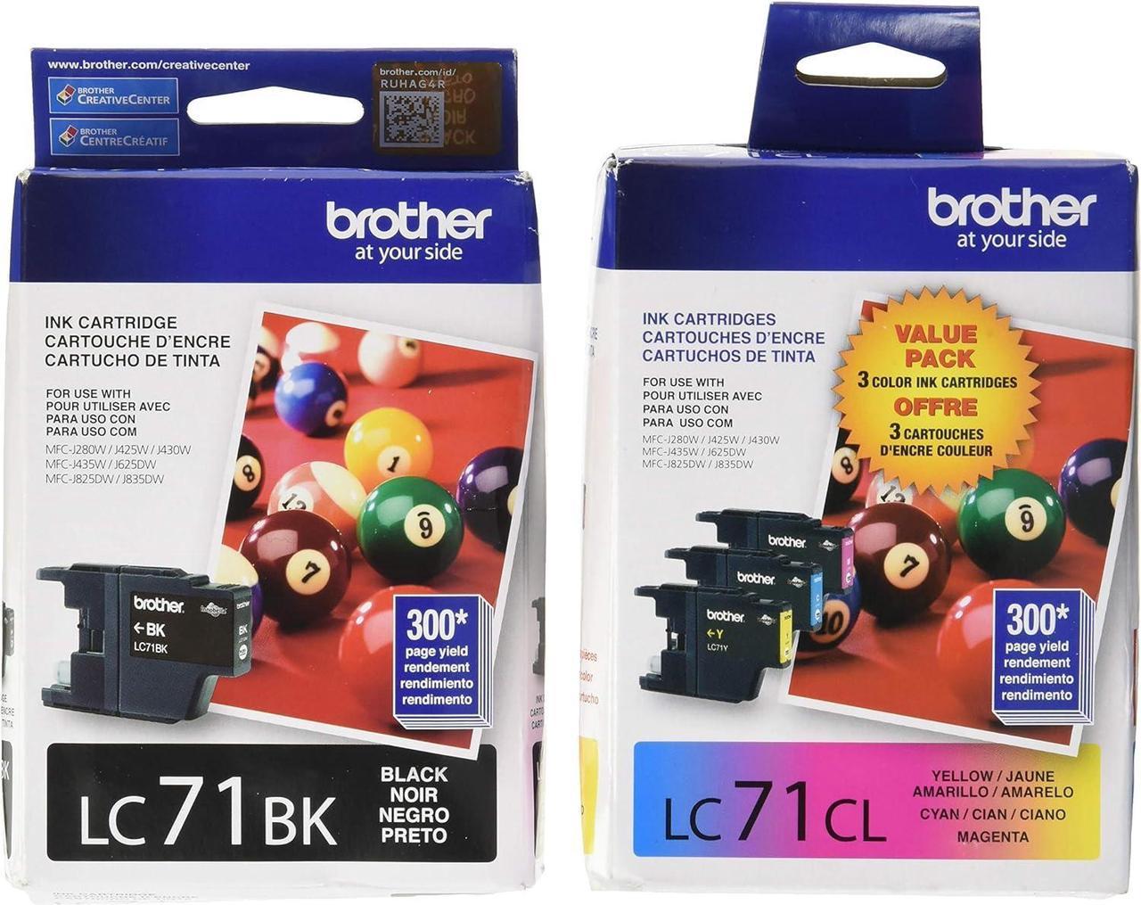 Brother LC71 Standard Yield Ink Cartridge Set