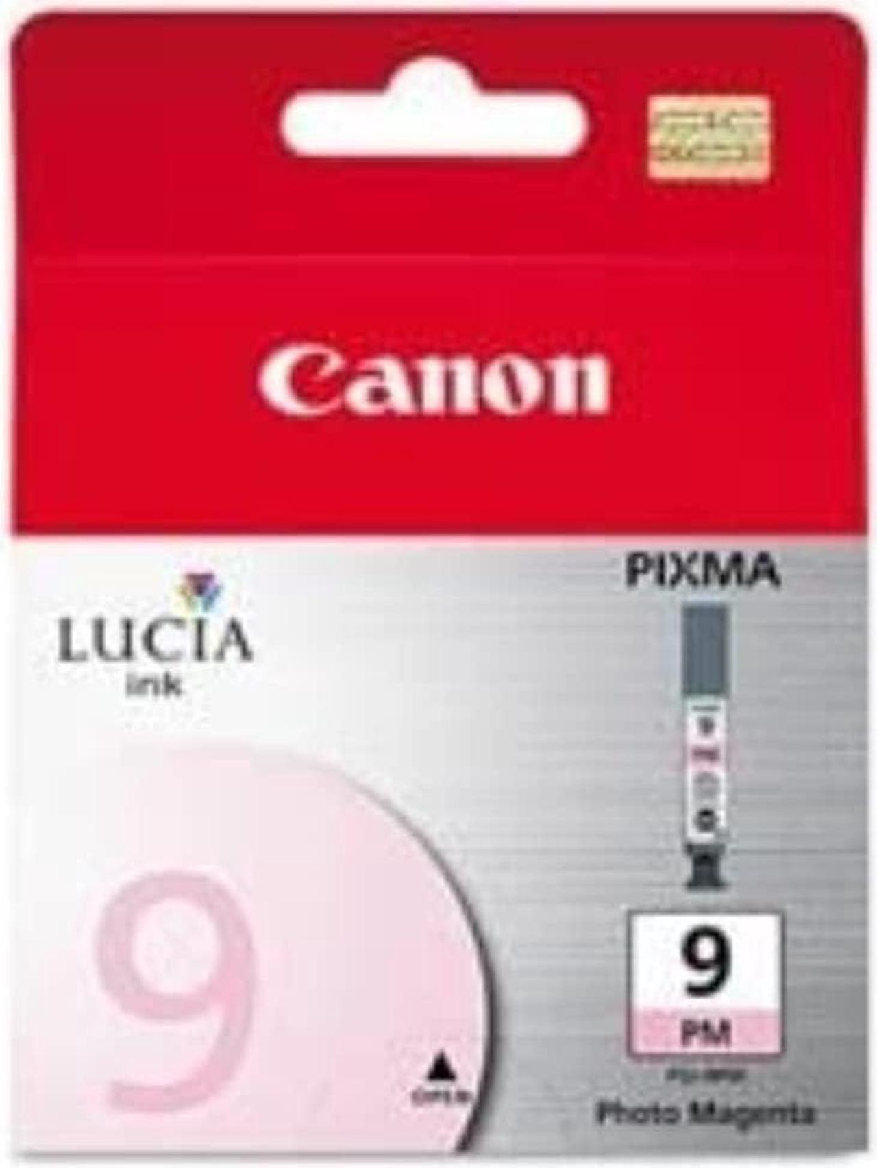 Genuine Canon PGI-9PM Ink Cartridge, Photo Magenta