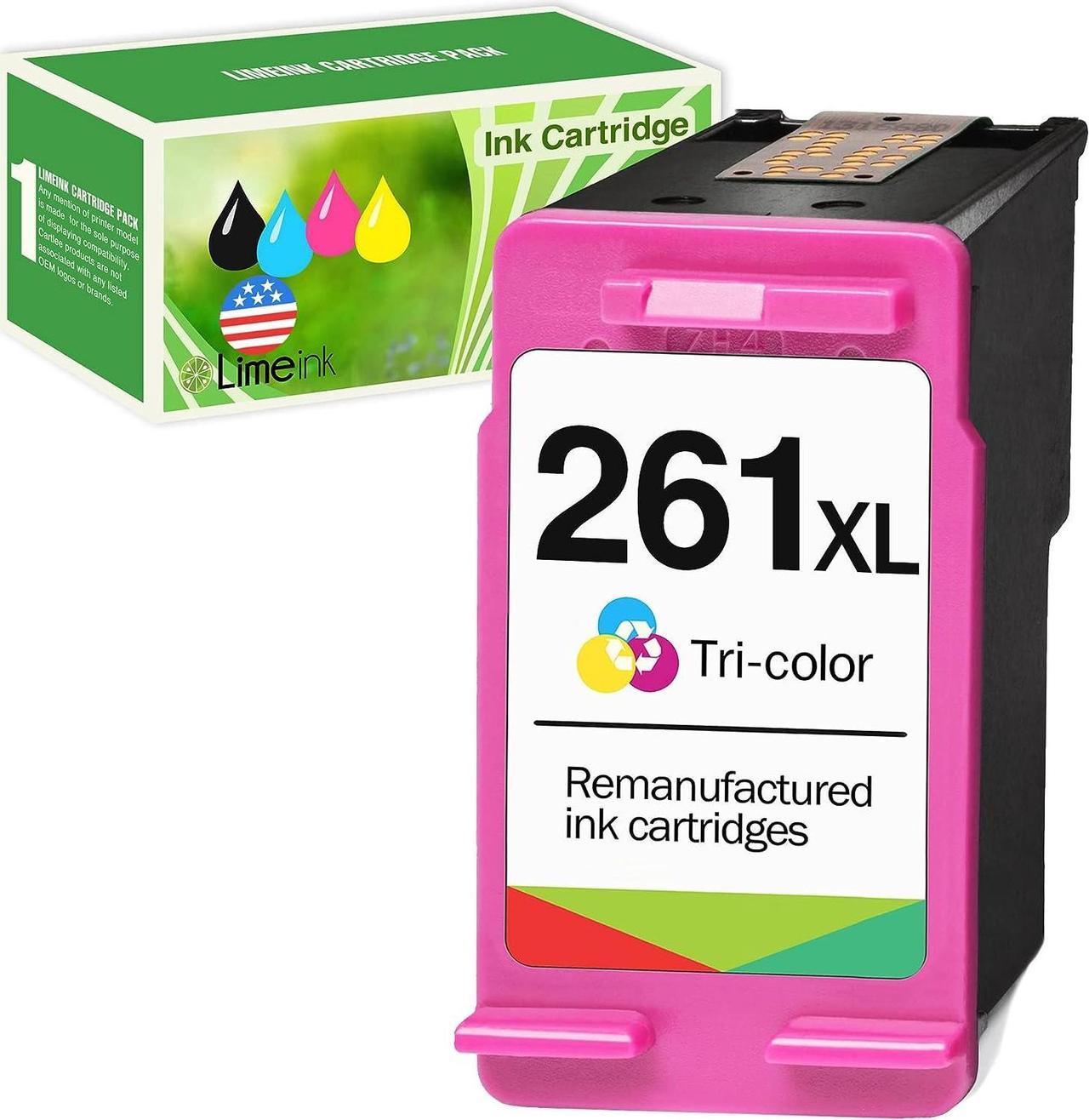 Limeink Remanufactured Ink Cartridge Replacement for Canon 261 Color Ink Cartridge 261 XL 261xl for Canon TS6420 Ink Cartridge for Canon TS6400 Ink Cartridge Pixma TS5320 TS5300 (1 Color)