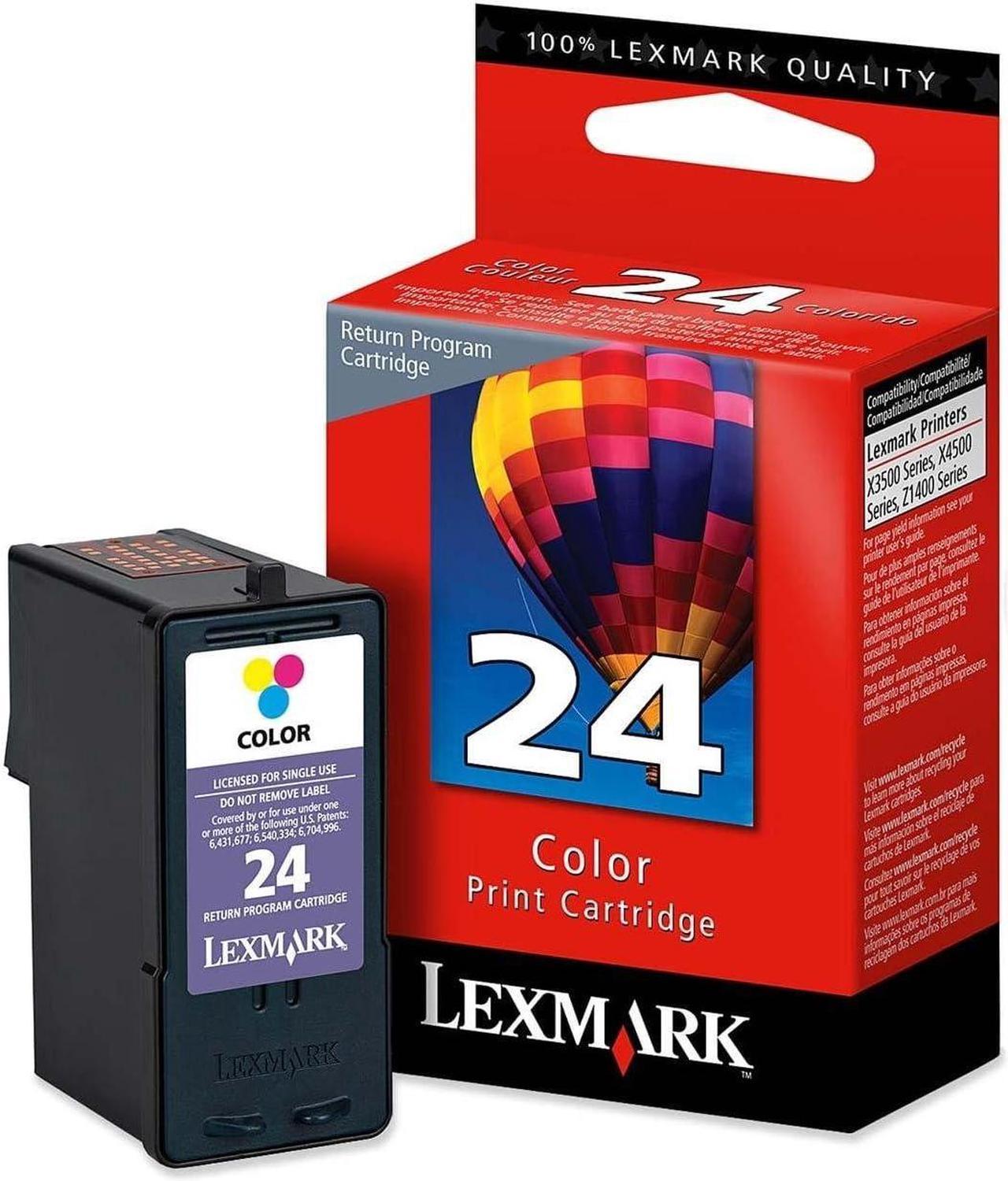 Lexmark #24 Color Ink Cartridge (18C1524)