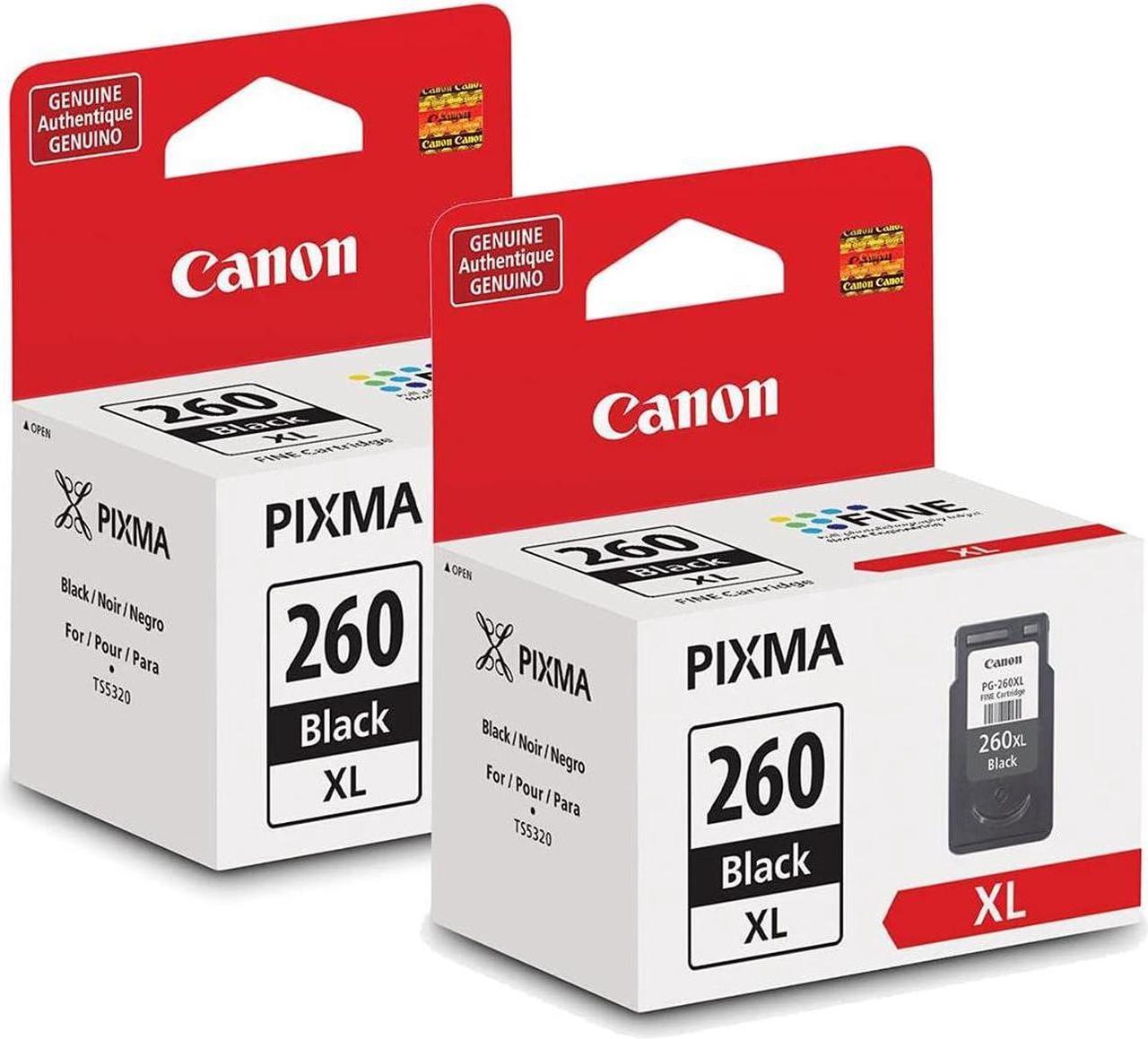 Canon 2 Pack PG-260XL Black Ink Cartridge