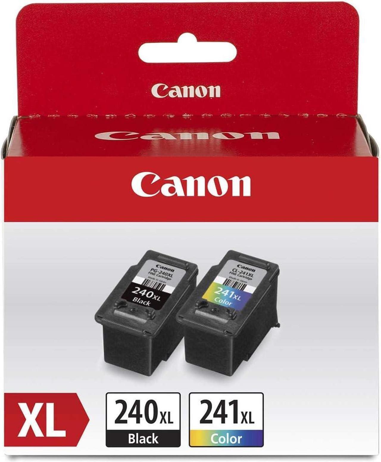 Canon PG-240 XL Black & CL-241 XL Color Ink Cartridge Value Pack for Select PIXMA MG, MX, TS Series Printers