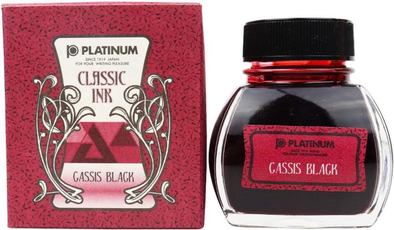 Platinum Classic Ink 60ml Cassis Black, INKK-2000 15