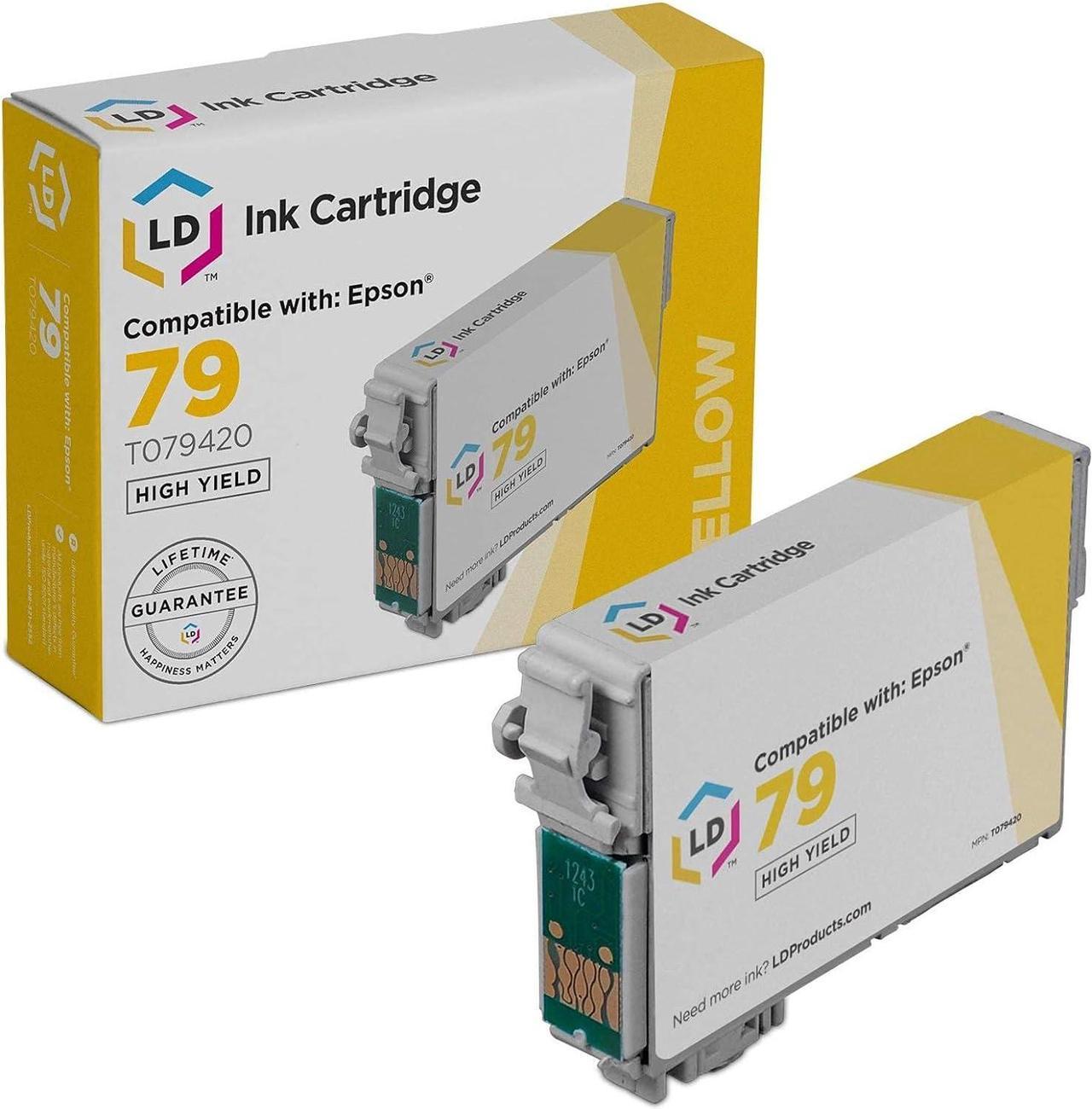 LD Remanufactured Ink Cartridge Replacement for Epson 79 T079420 High Yield (Yellow)