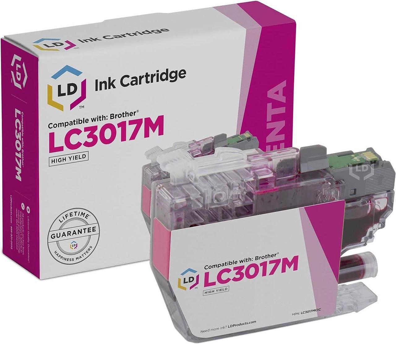 LD Compatible Ink Cartridge Replacement for Brother LC3017M High Yield (Magenta)