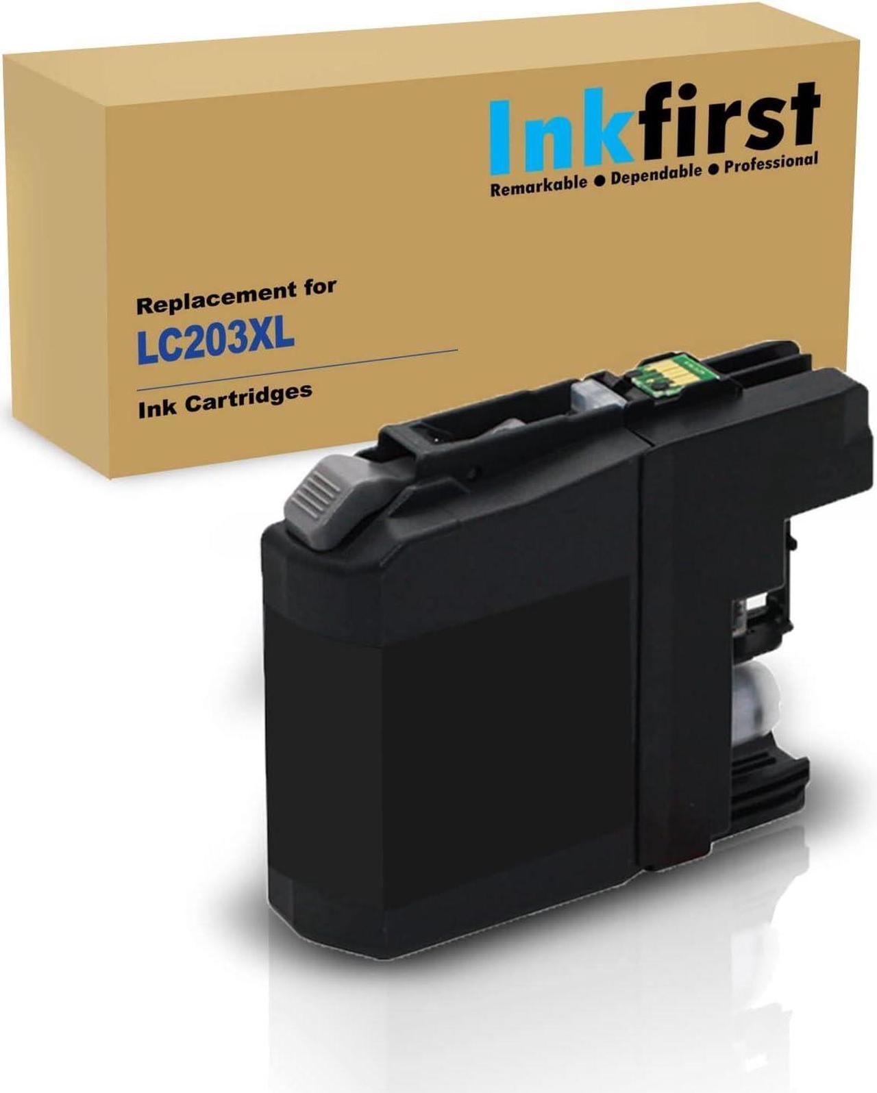 Inkfirst Black Ink Cartridge LC203XLBK (LC203BK) Compatible Remanufactured for Brother LC203XL Black MFC-J4320DW MFC-J4420DW MFC-J460DW MFC-J4620DW MFC-J480DW MFC-J485DW MFC-J5520DW MFC-J5620DW