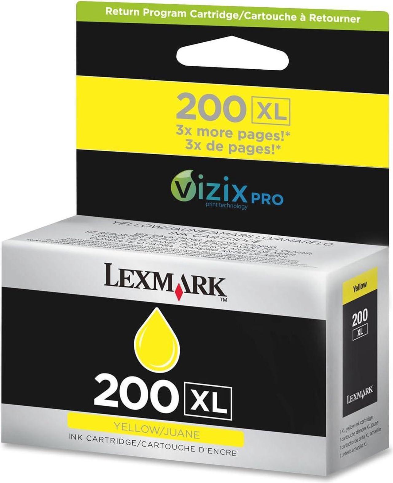 Lexmark 14L0177 200XL OfficeEdge Pro4000 Pro 5500 Ink Cartridge (Yellow) in Retail Packaging