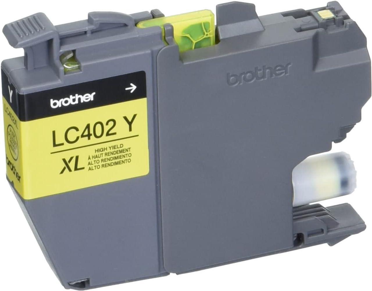 Brother Genuine LC402XLYS High Yield Yellow Ink Cartridge