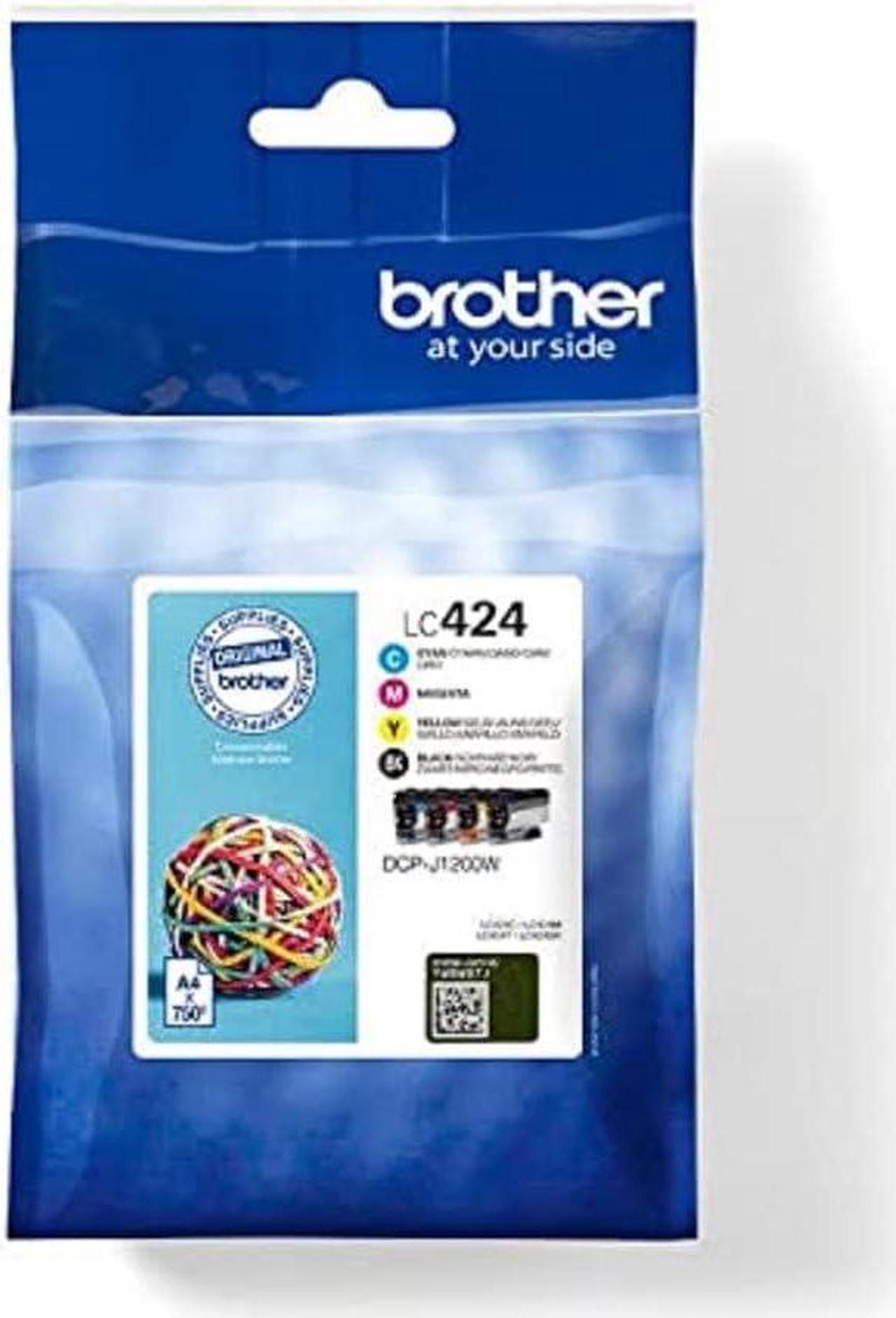 BROTHER Ink Set LC-424VAL Original Bundle Pack Black, Cyan, Magenta, Yellow LC424VAL