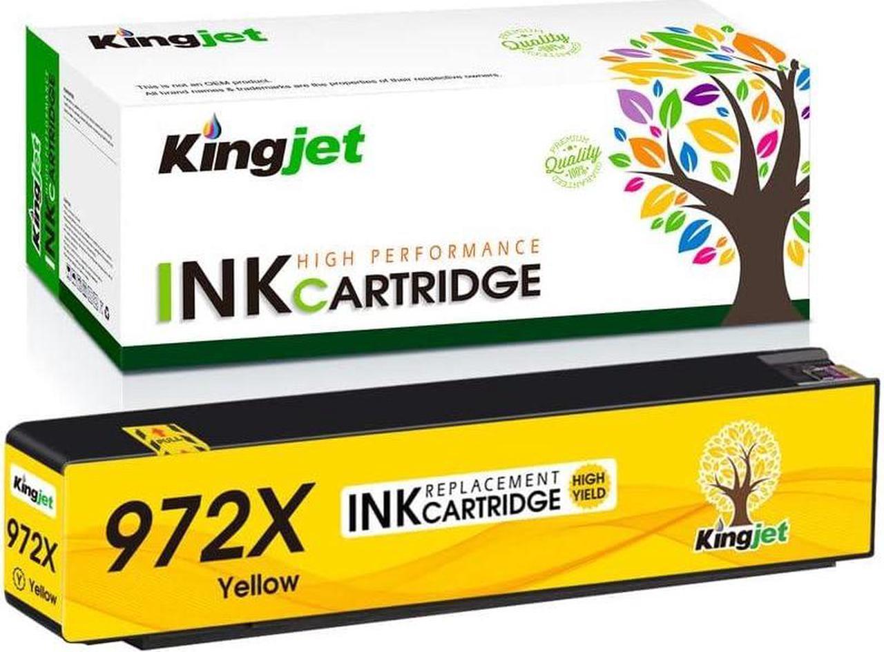 Kingjet Remanufactured 63XL Ink Cartridges, 1 Black for Envy 4516 4520 4522 4525 Officejet 4650 3830 3831 4655 Deskjet 2130 2132 1112 3630 3633 Series Printers