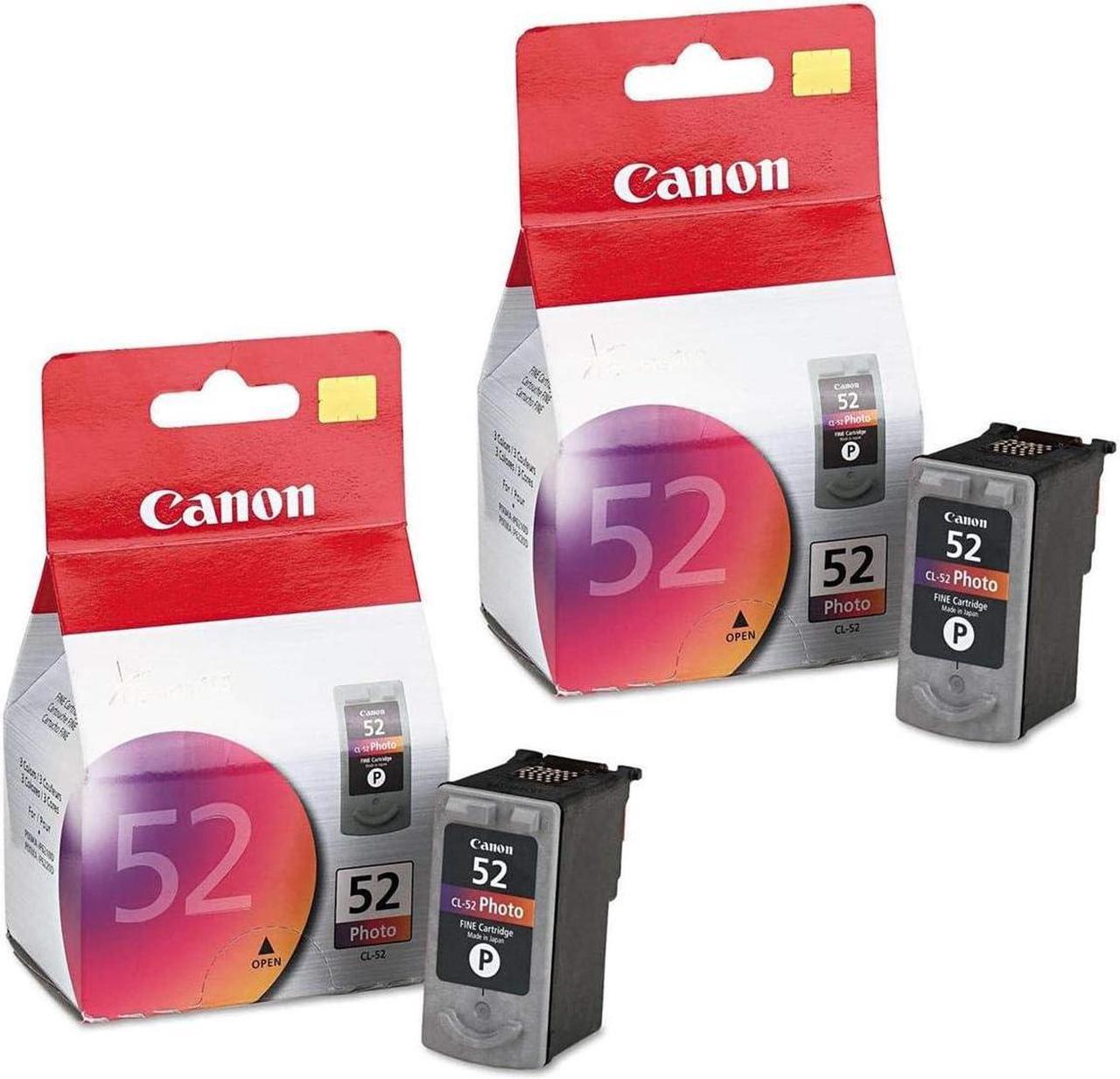 Canon 2 Pack CL-52 Fine Photo Color Ink Cartridge for The Pixma iP6310D, iP6220D, iP6210D