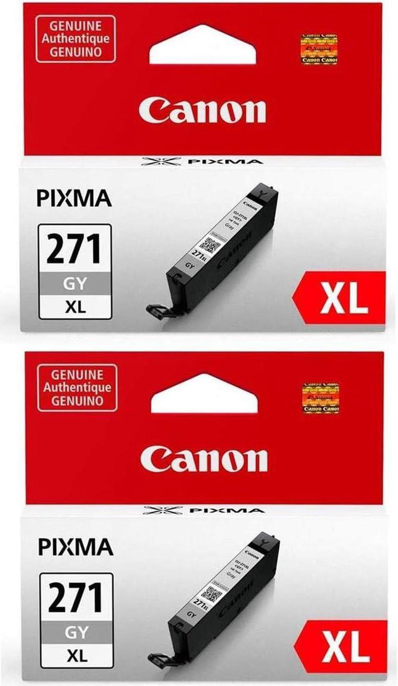 Canon 2 Pack CLI-271 XL Gray Ink Tank - 10.8ml