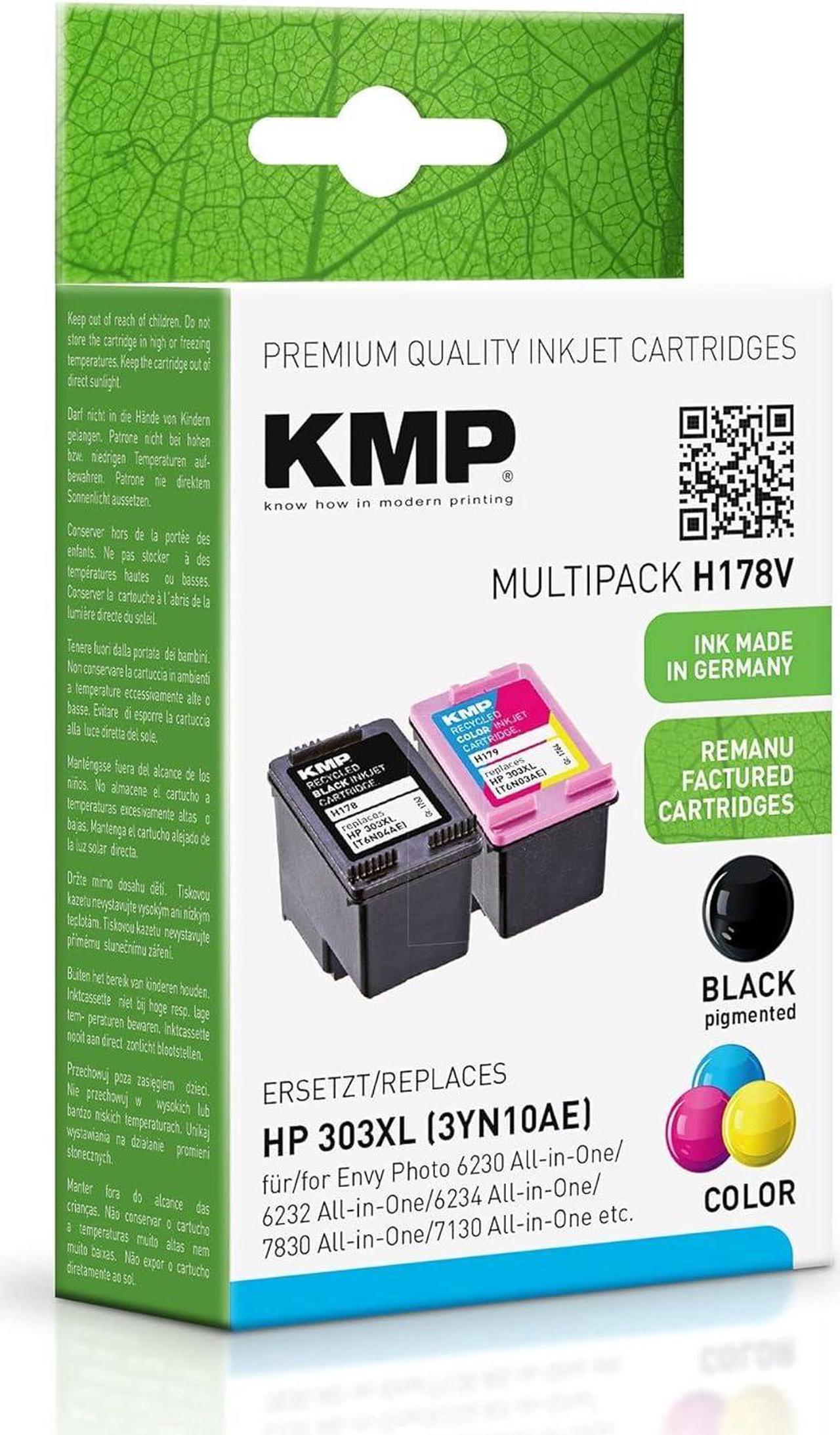 KMP Dyed H178V = HP 303XL SCHW+Farb