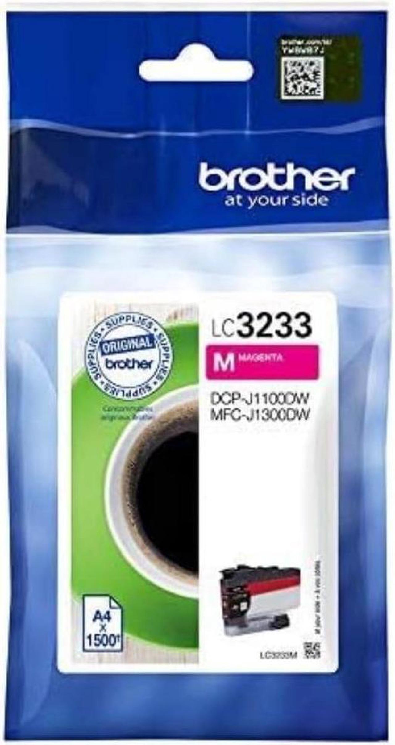 Brother LC-3233M Inkjet Cartridge, Standard Yield, Magenta, Brother Genuine Supplies