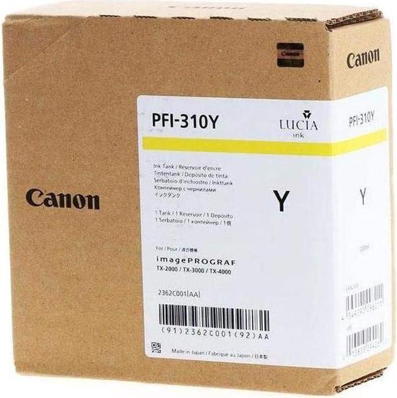 Canon PFI-310 Y - 330 ml - yellow - original - ink tank - for imagePROGRAF TX-2000, TX-3000, TX-4000