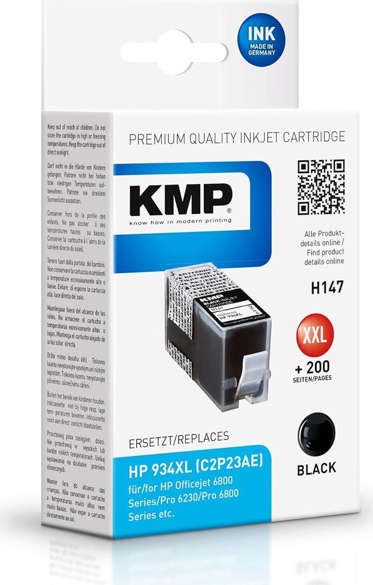 KMP H147 High Yield XL Black Ink Cartridge