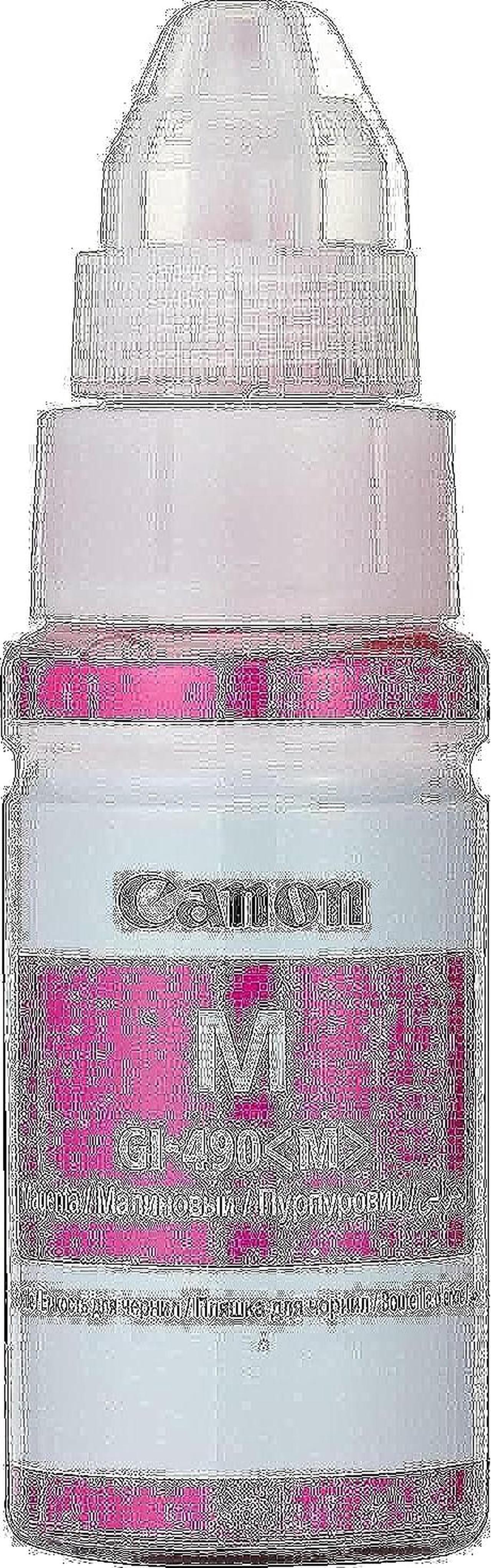 Canon Ink GI-490 M Magenta Ink Bottle, 0665C001 (Magenta Ink Bottle)