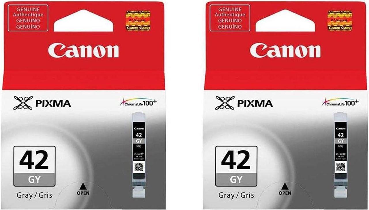 Canon 2 Pack CLI-42 Gray Ink Cartridge