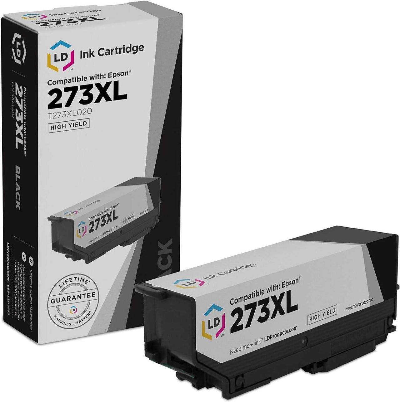 LD Remanufactured Ink Cartridge Replacement for Epson 273XL T273XL020 High Yield (Black)