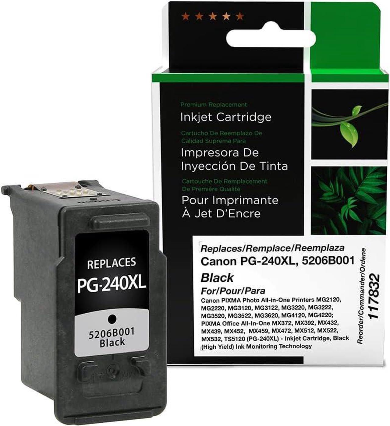 CIG Remanufactured High Yield Black Ink Cartridge (Alternative for Canon 5206B001, PG-240XL) (300 Yield)