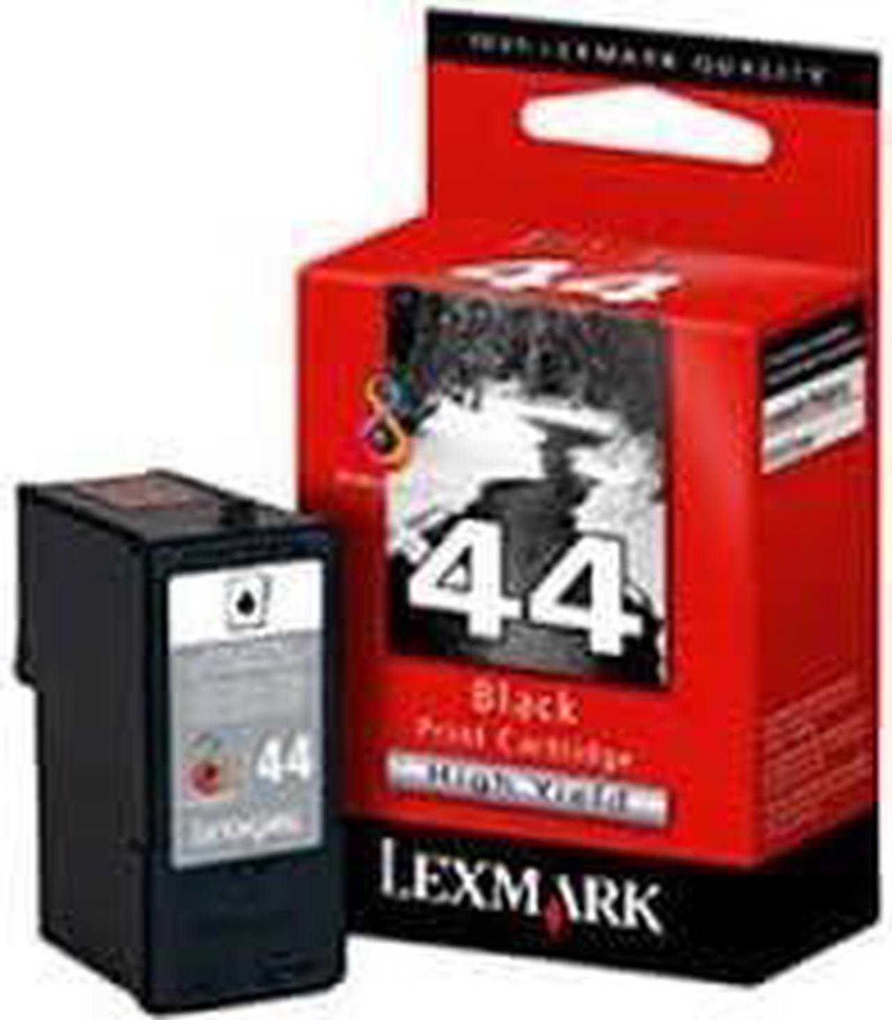 Genuine OEM brand name LEXMARK 44 Black HI-Yield Ink Cartridge for X9350 18Y0144