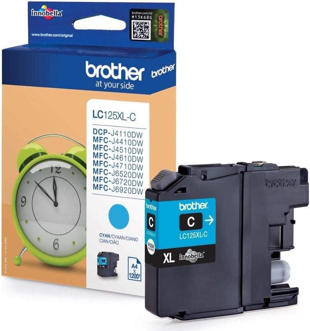 BROTHER LC125XLC HY INK CART CYAN