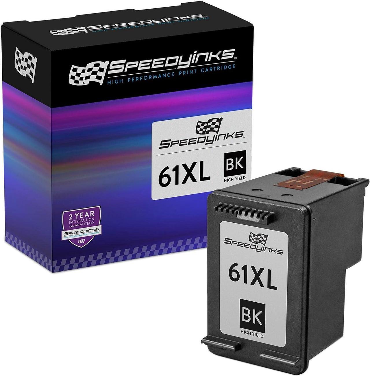 Speedy Inks Remanufactured Ink Cartridge Replacement  61XL High Yield (Black)