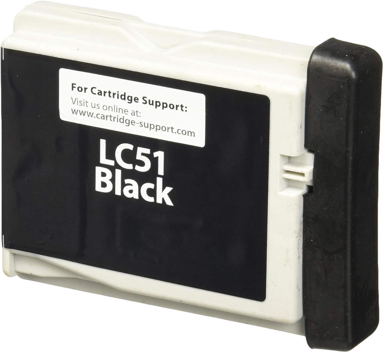 CIG Remanufactured Black Ink Cartridge (Alternative for Brother LC51BK) (500 Yield)