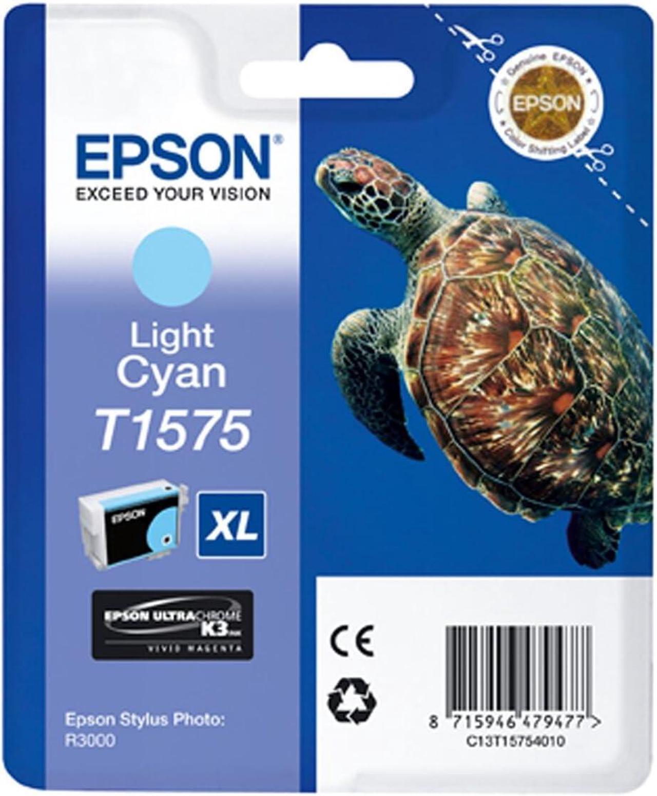 EPSON T1575 R3000 Inkjet CART Light Cyan