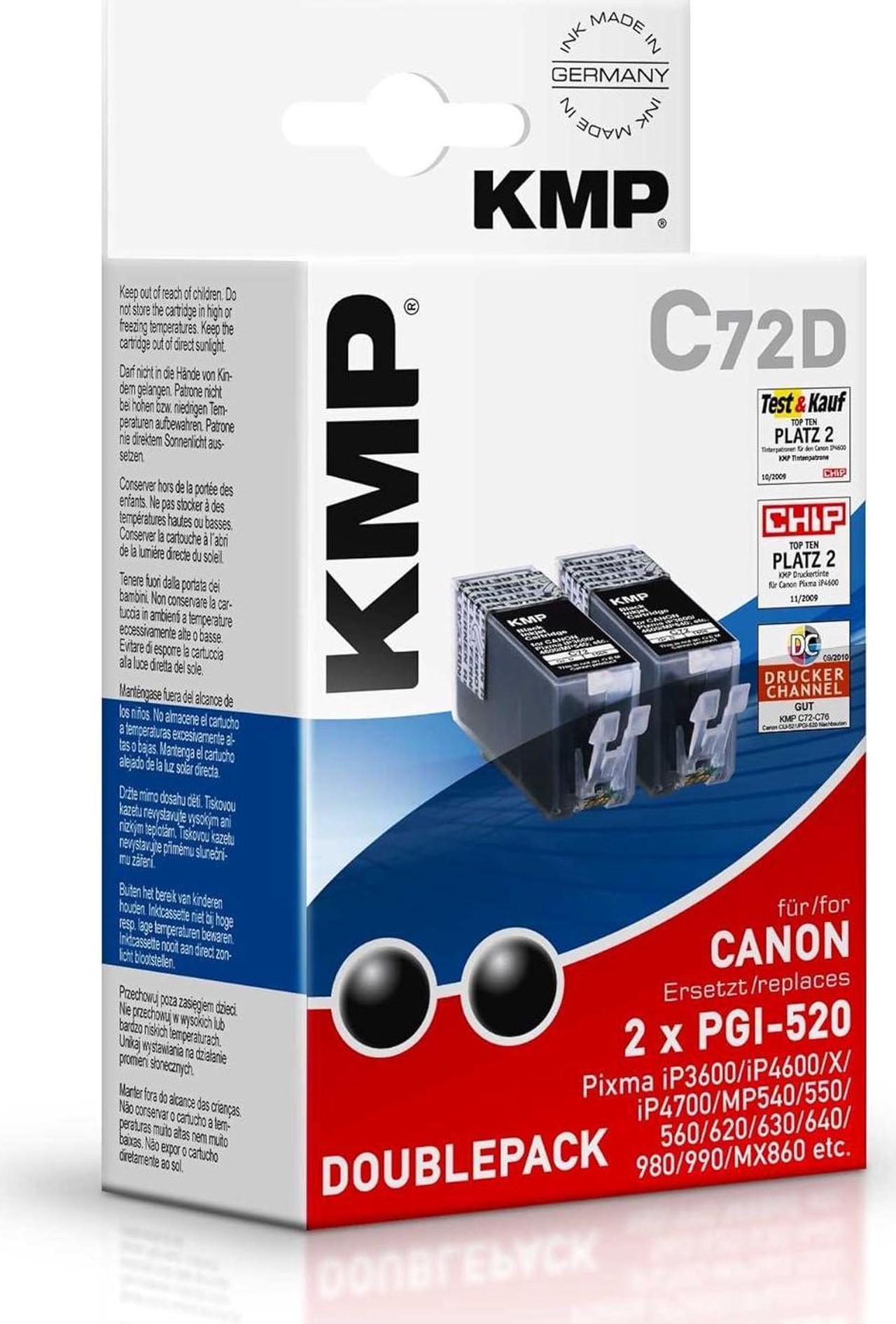 KMP Printtechnik AG C72D ink cartridge B 2pcs, 1508,0021