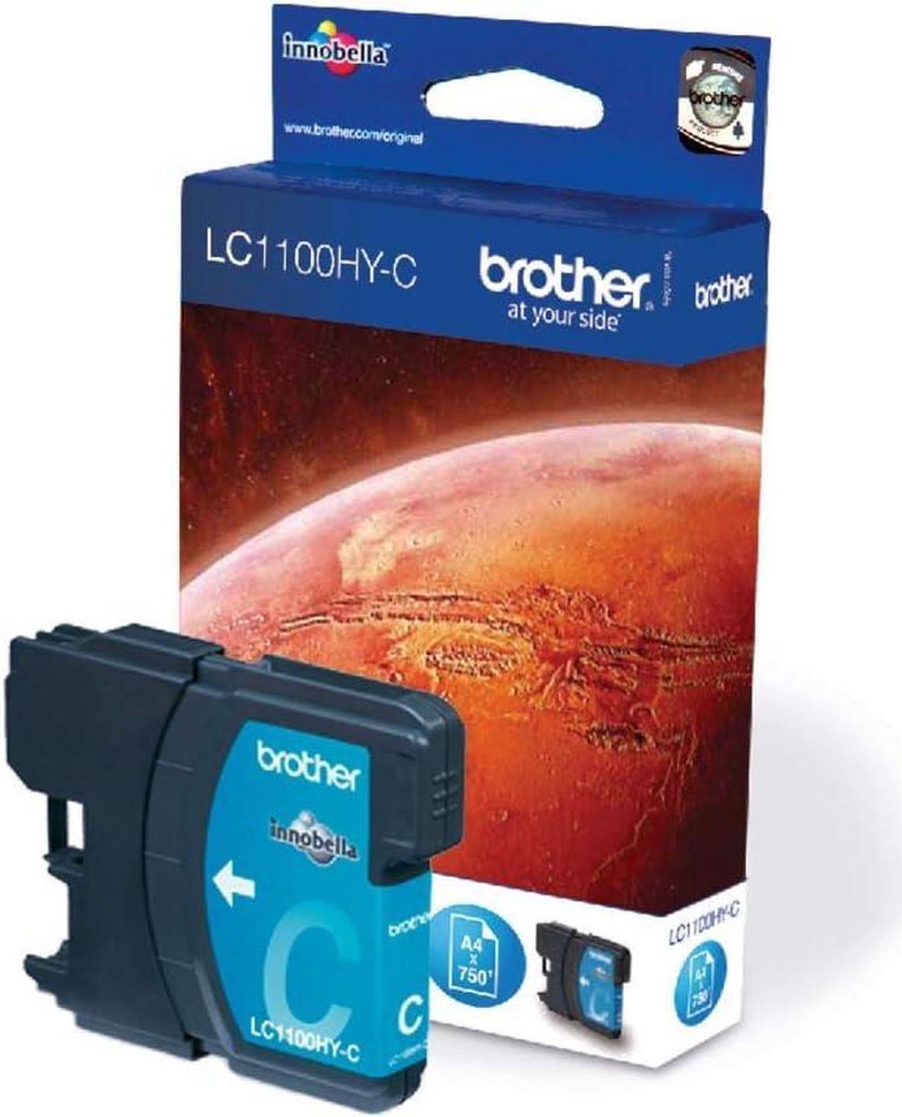 BROTHER LC1100HYC INKJET CART HY CYAN