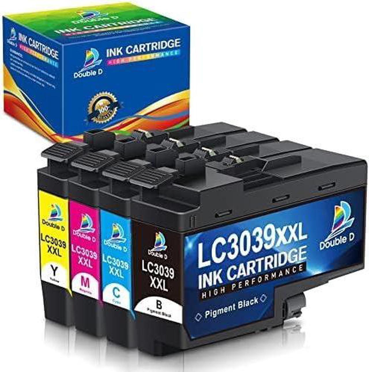 LC3039XXL Compatible Ink Cartridges Replacement for Brother LC3039 LC3039XXL LC-3039BK LC3037 LC3037BK LC-3037XXL,Work for Brother MFC-J5945DW MFC-J6945DW MFC-J5845DW MFC-J6545DW(4 Pack)