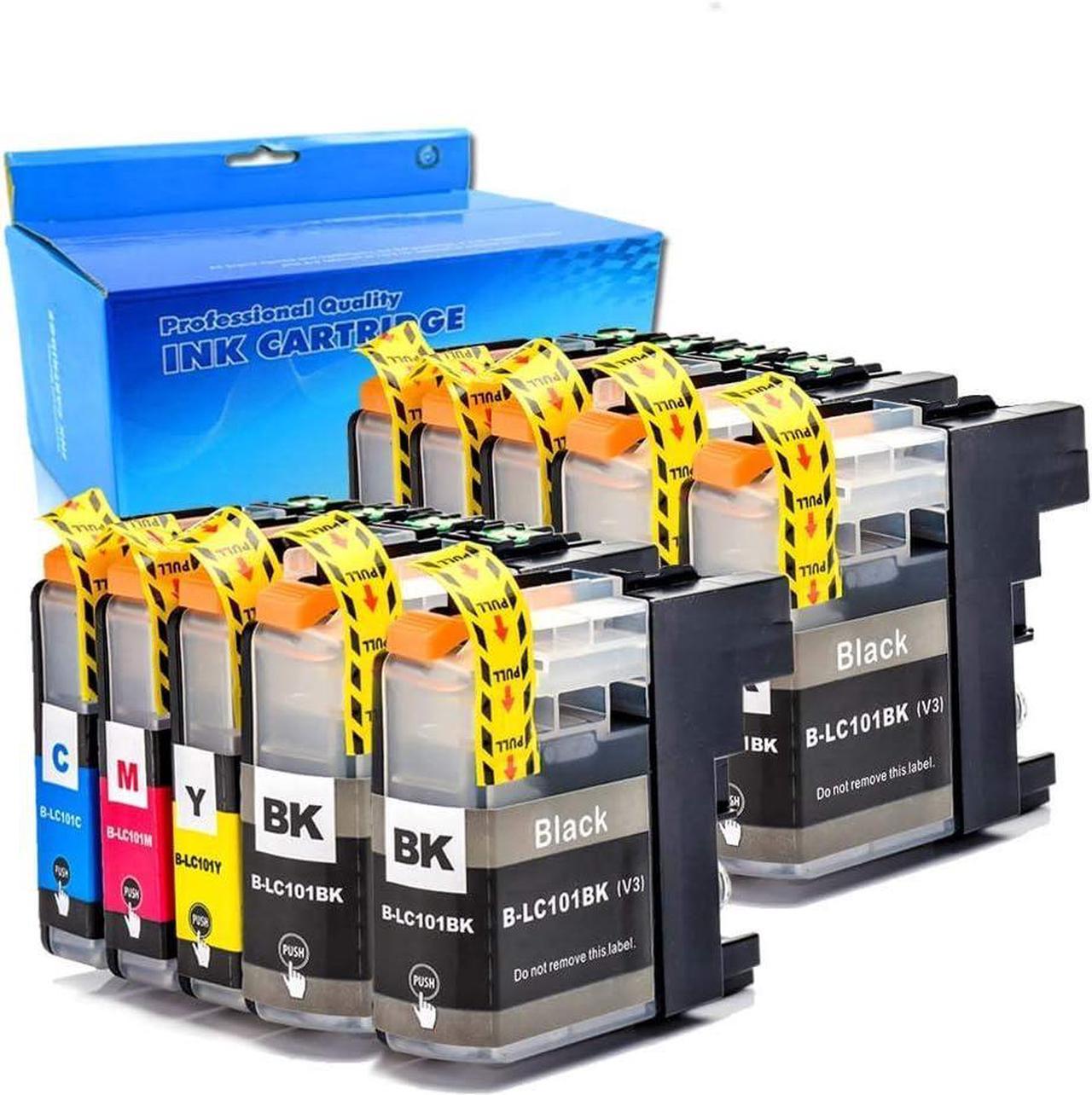 TengSheng 10 Pack LC103XL LC103 LC101 Ink Cartridge, High Yield Combo Pack Replacement for for Brother MFC-J450DW J470DW J475DW J870DW J4510DW J6920DW J4710DW (4BK/2C/2M/2Y, 10PK)