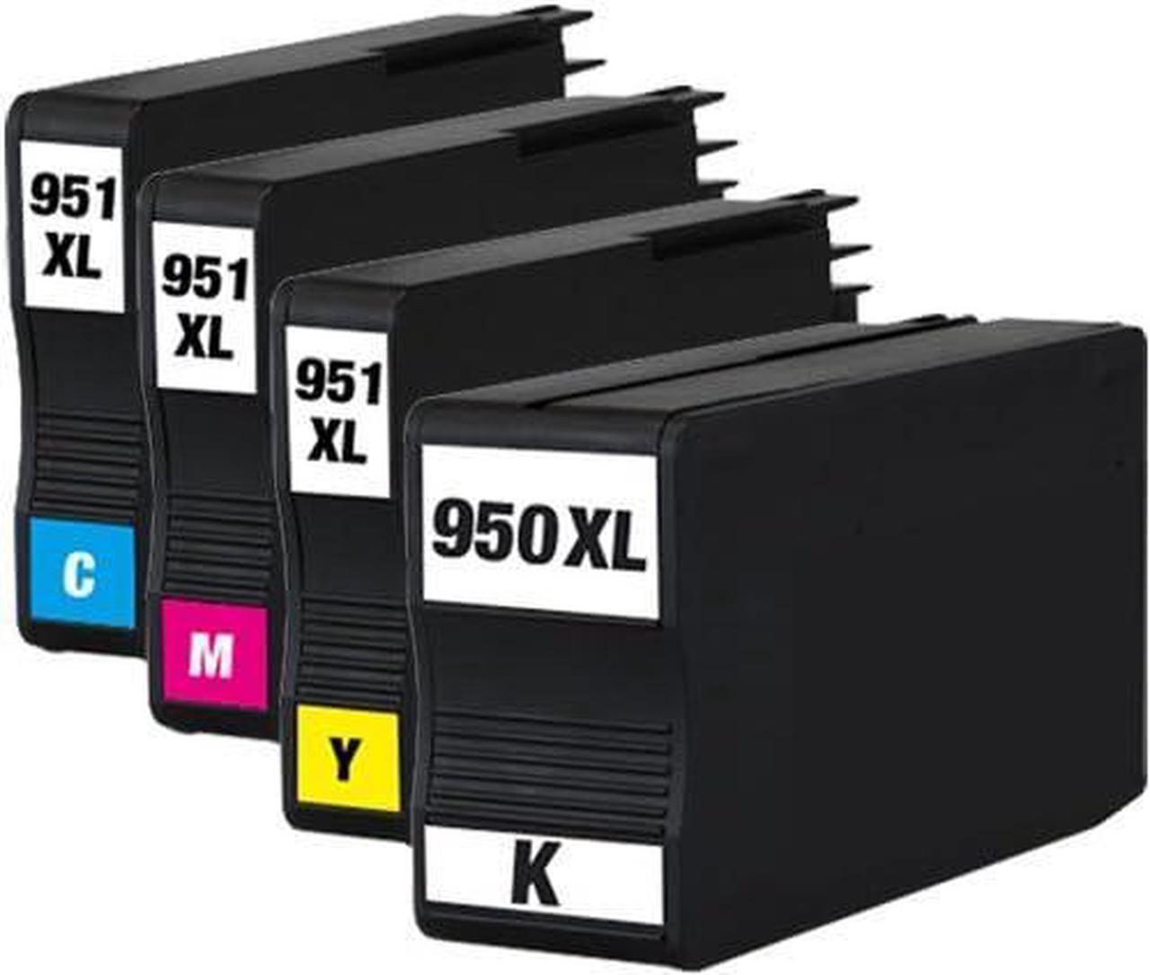 Best Compatible Cartridge  950XL/951XL Black & Color New Combo Pack- High Capacity of HP 950 & HP 951