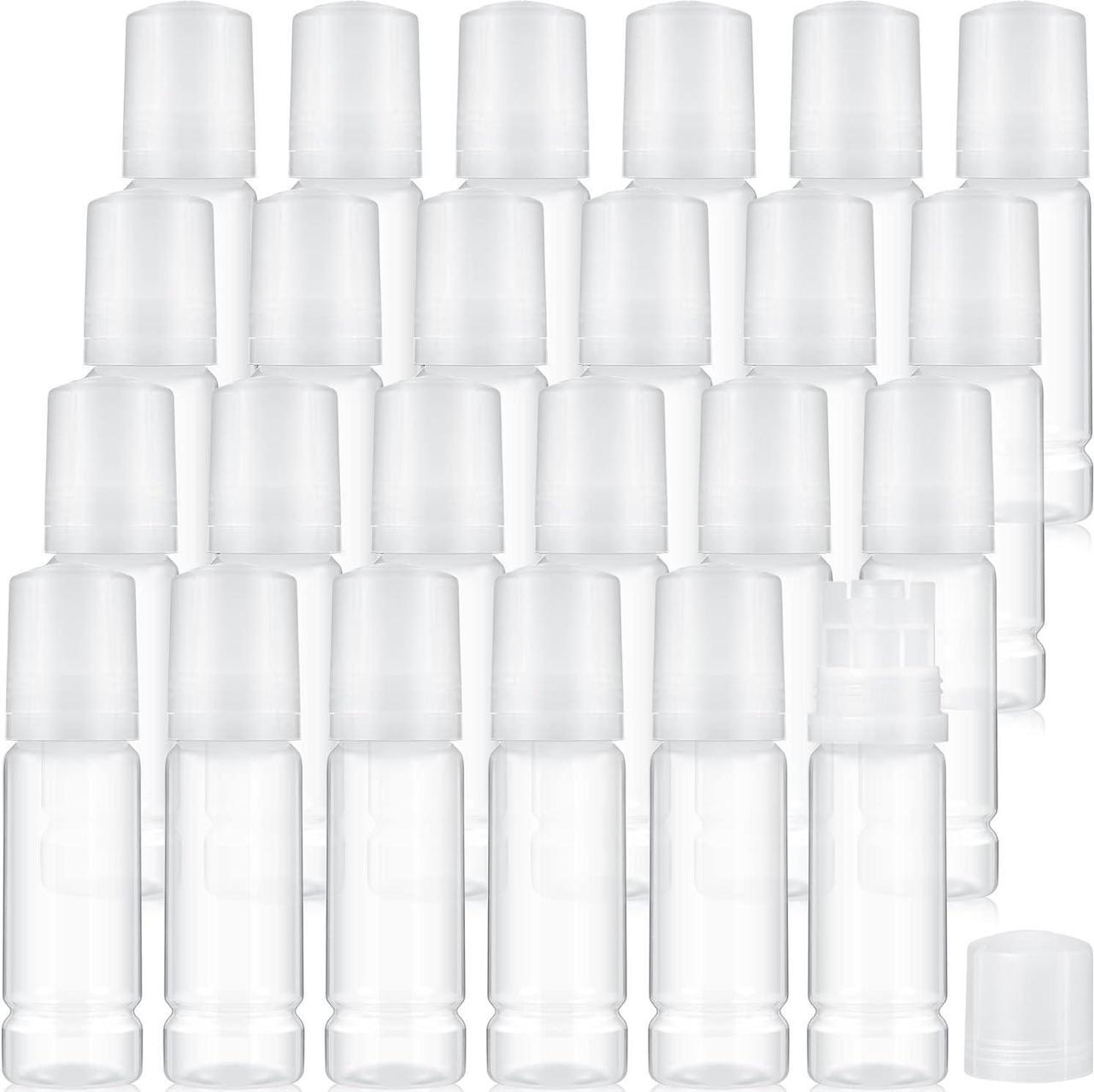 Zubebe 24 Pieces 70ml Bottles Empty 502 Ink Refill Bottles Universal Empty Ink Bottles Compatible with Epson Printer, Compatible with T502/T512/ET-2750/ET-2850/ET-3750/ET-4750/ET-4760/ET-15000