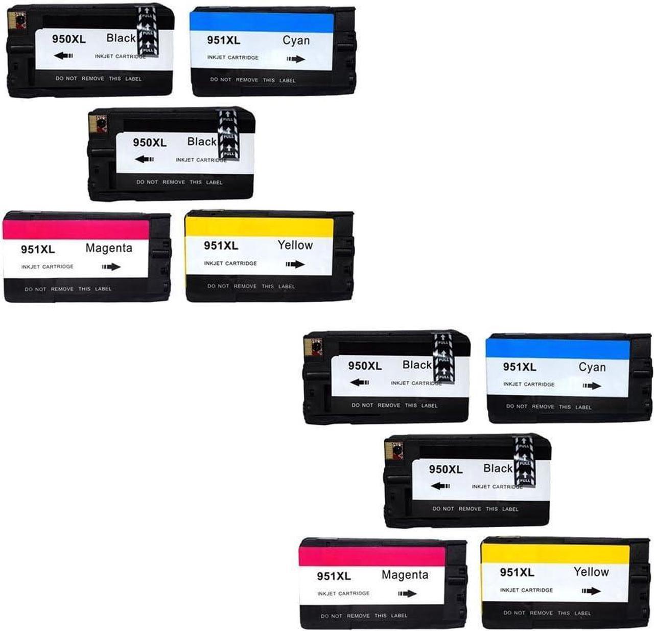 Colour-store 10pack 950XL 951XL Ink Cartridge Replacements with Updated Chips Compatible with HP Officejet Pro 8600 8610 8620 8630 8640 8660 8615 8625 251dw 276dw Series Printer